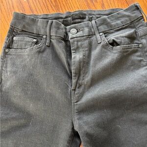 Mother High waisted Looker Black skinny jean